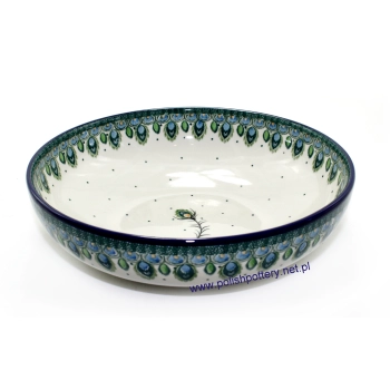 Miska sałatkowa wielka Ø27cm dek. 2218X Pawie Pióro